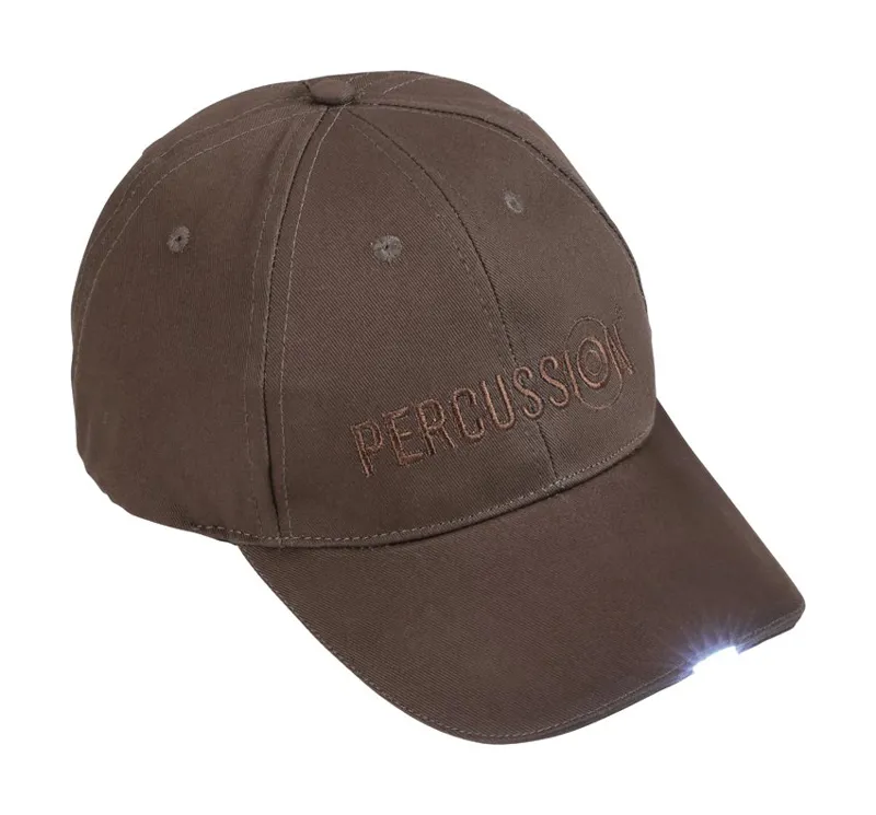 Percussion LED Cap - Brown